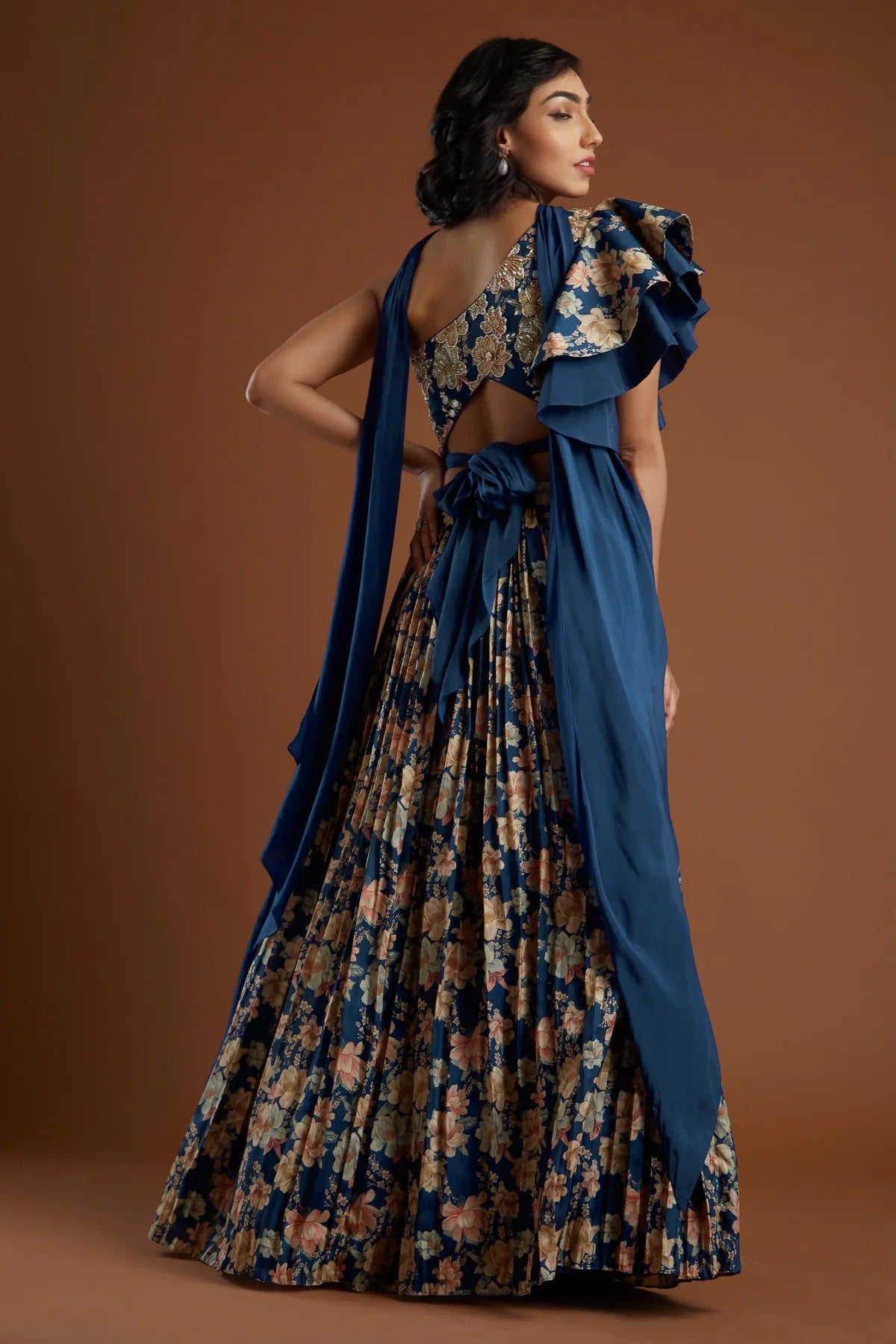 Printed One Shoulder
